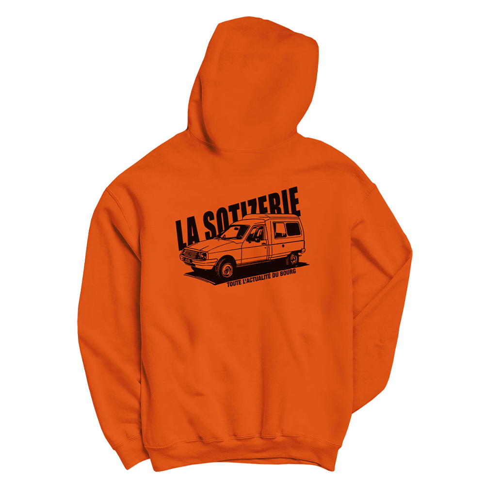 LA SOTIZERIE "Spécial battue" Orange Hoodie