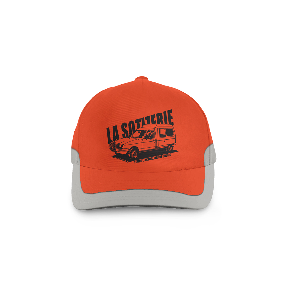 LA SOTIZERIE "Spécial battue" Casquette Orange