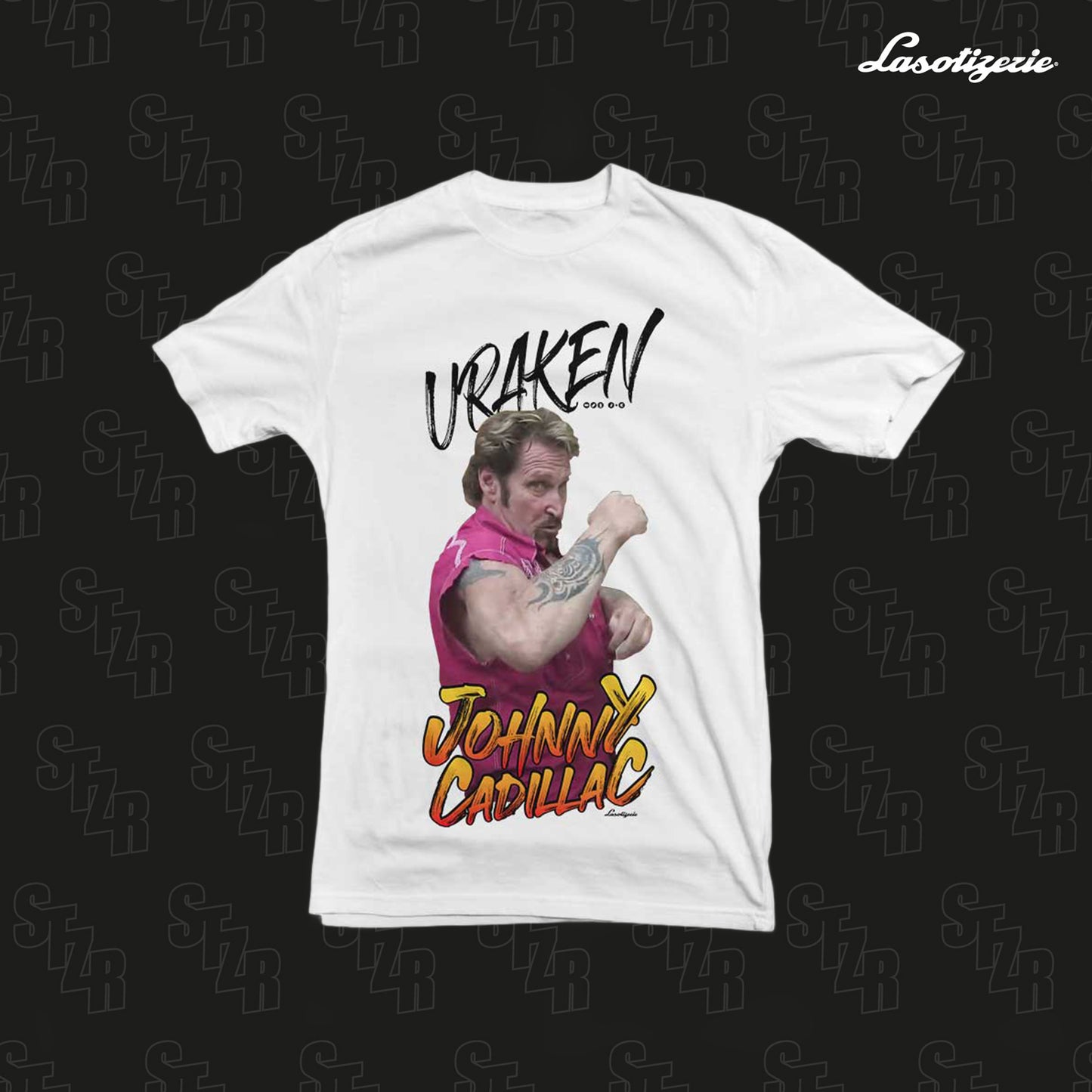 LA SOTIZERIE "Cadillac" WHITE T-SHIRT