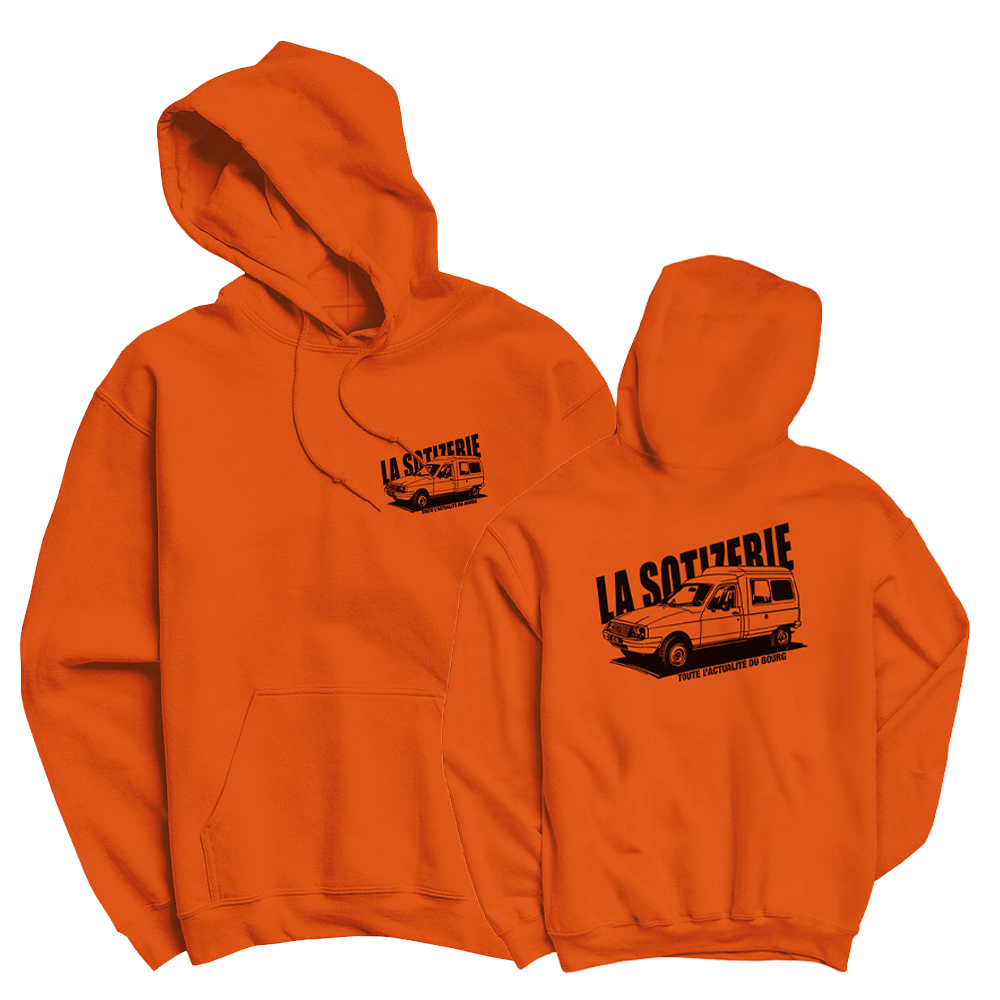 LA SOTIZERIE "Spécial battue" Orange Hoodie
