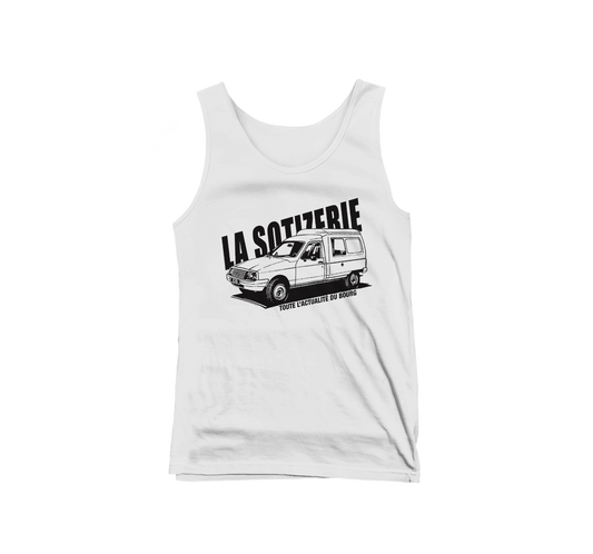 LA SOTIZERIE "C15 du Seigneur" WHITE TANKTOP