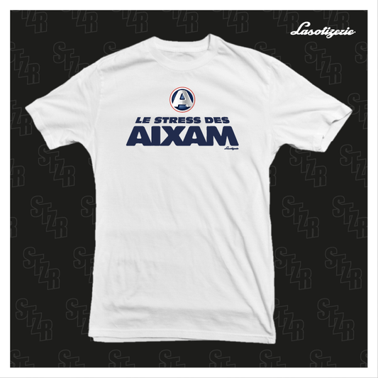LA SOTIZERIE "Le Stress des Aixam" WHITE T-SHIRT