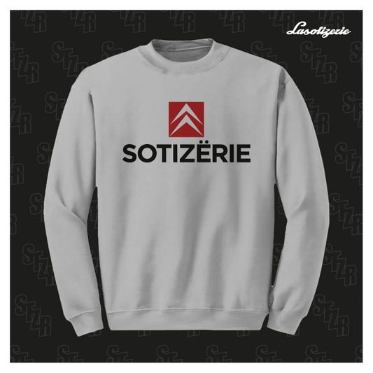 LA SOTIZERIE "Citroën" GREY SWEATSHIRT
