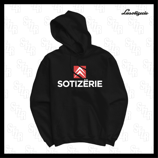 LA SOTIZERIE "Citroën" BLACK HOODIE