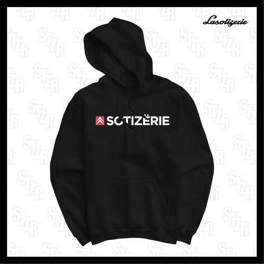LA SOTIZERIE "Citroën LOGO" BLACK HOODIE