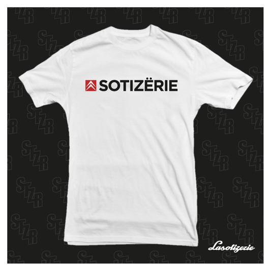 LA SOTIZERIE "Citroën LOGO" WHITE T-SHIRT