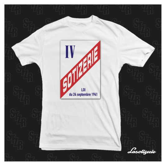 LA SOTIZERIE "Licence IV" WHITE T-SHIRT