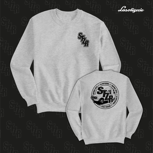 LA SOTIZERIE "STZR en mode Ricain" HEATHER GREY Sweatshirt