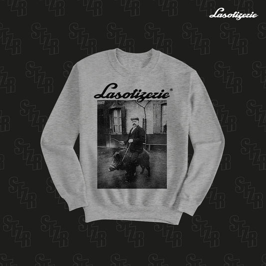 LA SOTIZERIE "Garde Champêtre" SPORT GREY Sweatshirt