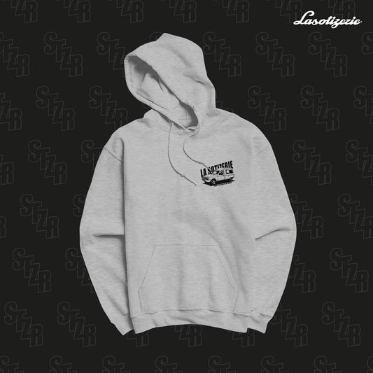 LA SOTIZERIE "C15 du seigneur" SPORT GREY HOODIE