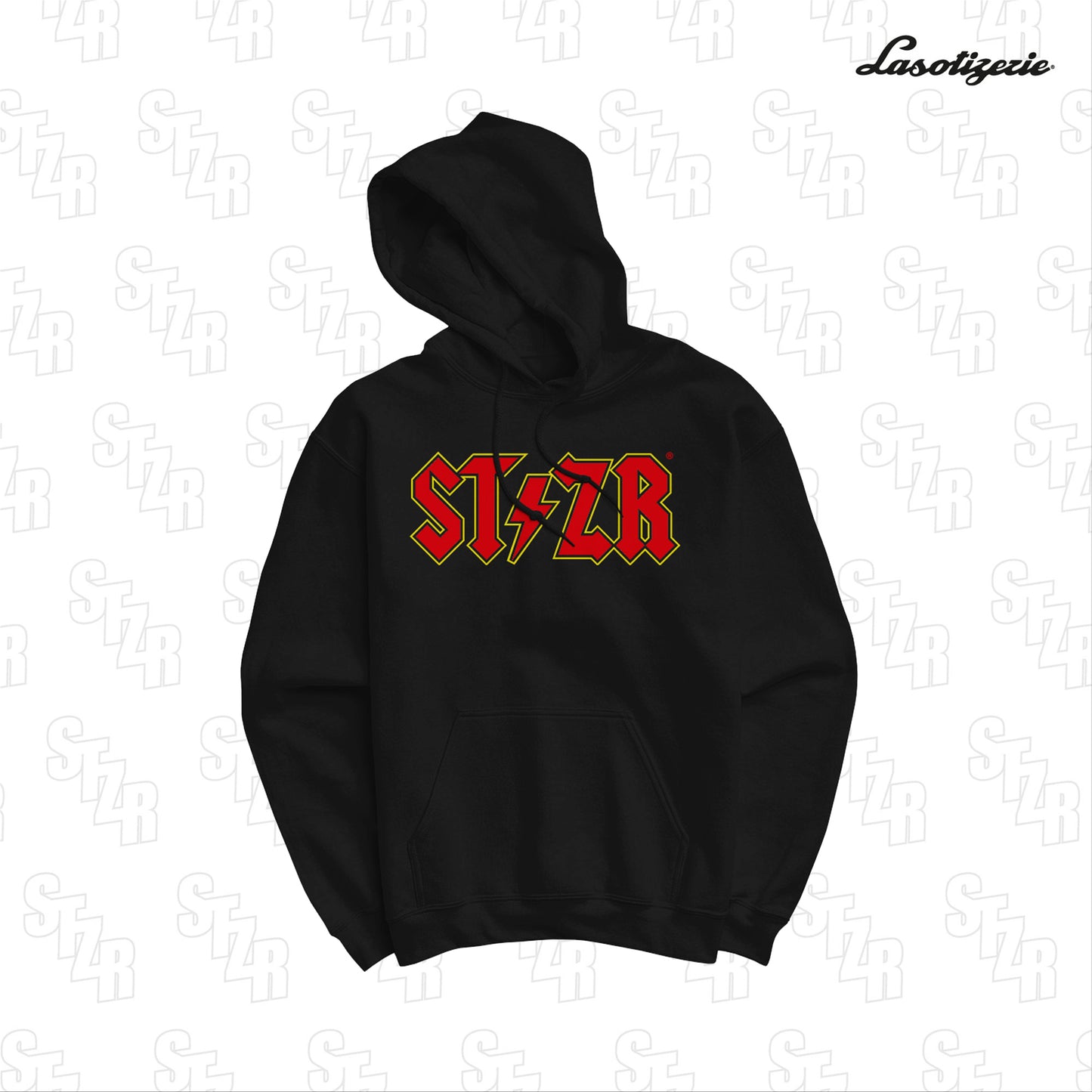 LA SOTIZERIE "C'est ça le rock : AC/DC" BLACK HOODIE