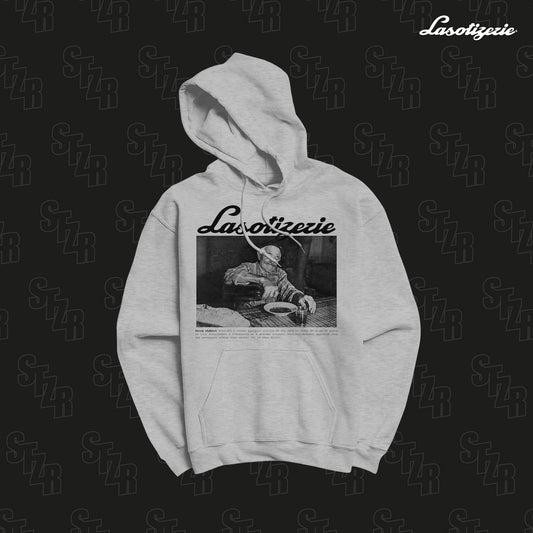 LA SOTIZERIE "Chabrot" SPORT GREY HOODIE