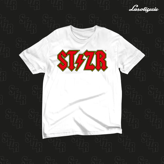 LA SOTIZERIE "C'est ça le rock : AC/DC" WHITE T-SHIRT