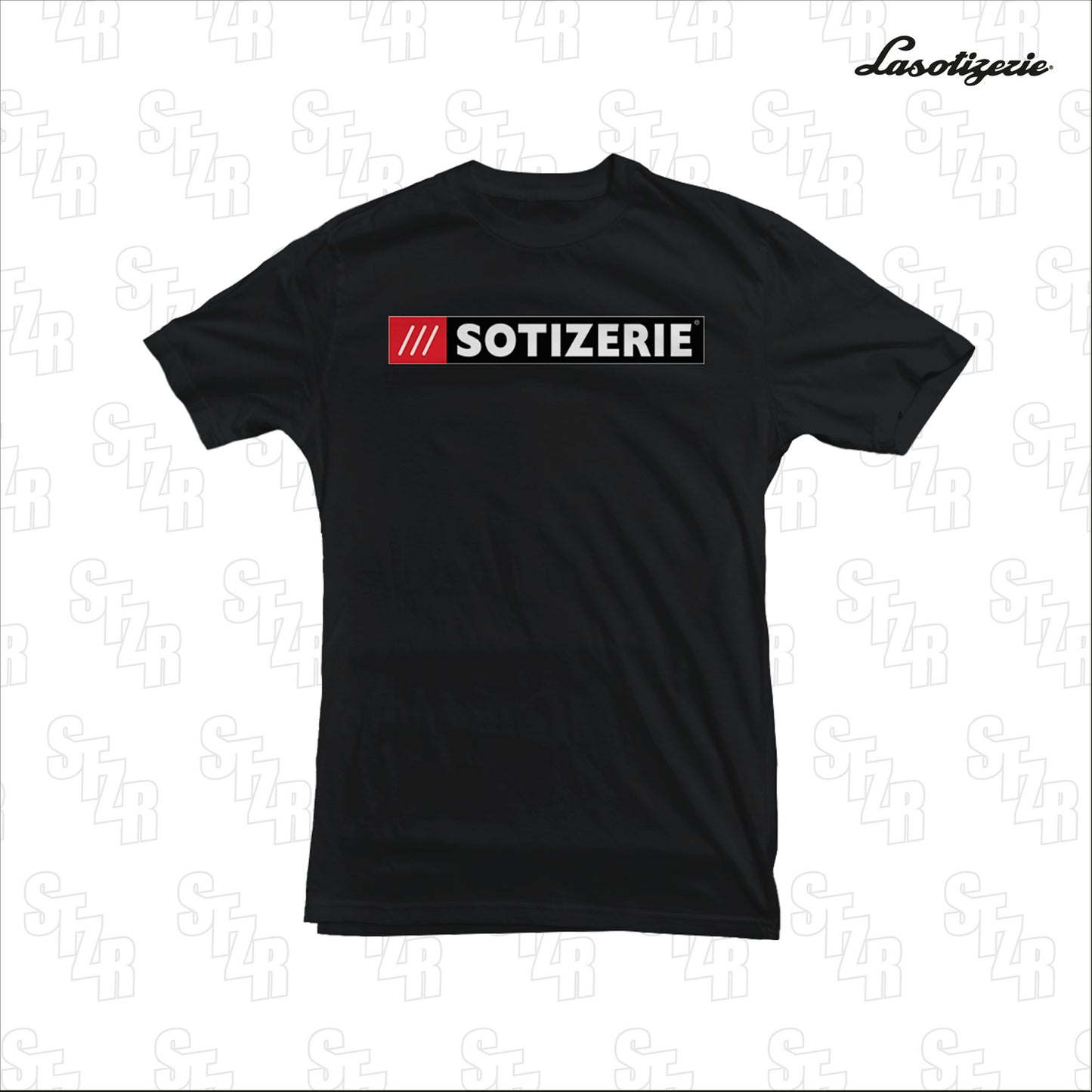 LA SOTIZERIE "Bricorabais" BLACK T-SHIRT