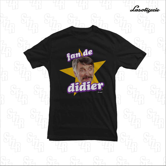 LA SOTIZERIE "Didier" BLACK T-SHIRT