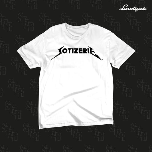 LA SOTIZERIE "C'est ça le rock : Metallica" WHITE T-SHIRT