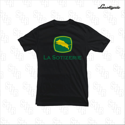 LA SOTIZERIE "John Rillette" BLACK T-SHIRT