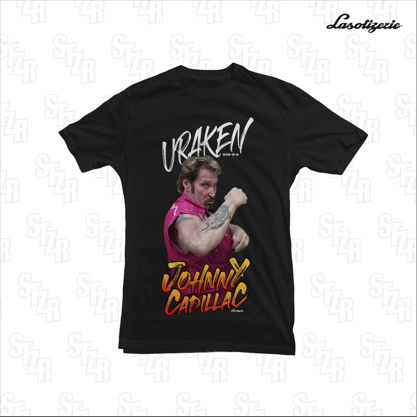 LA SOTIZERIE "Cadillac" BLACK T-SHIRT